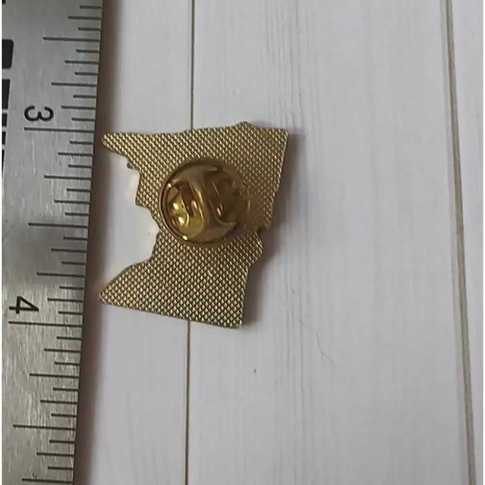 Minnesota Land of Lakes State Pin for a Hat, Lapel, Lanyard, Jacket or Backpack